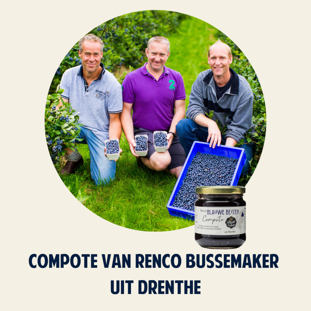 Blauwe bessen compote Passie en trots