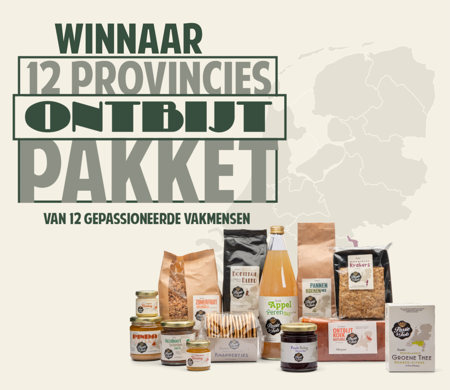 12 provincincies ontbijtpakket