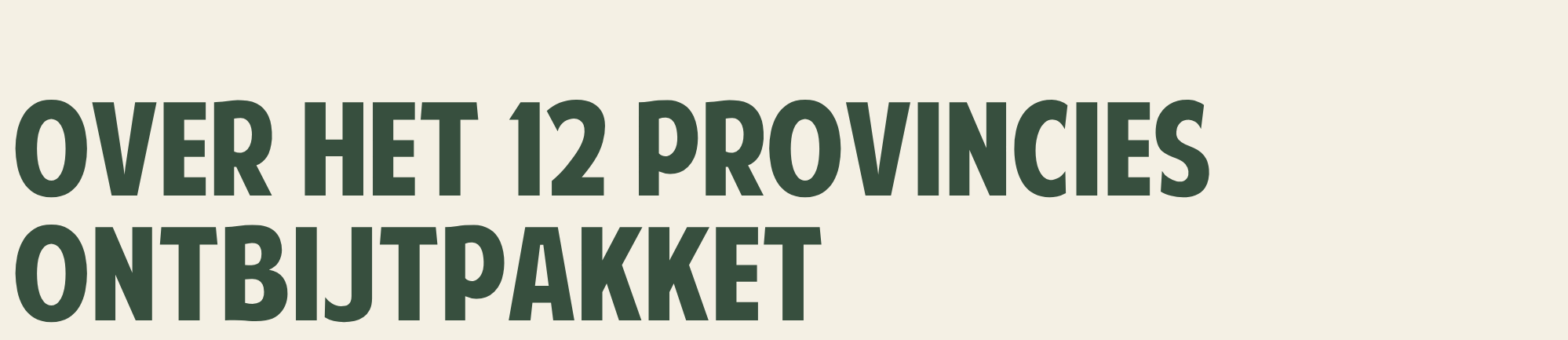 12 provincincies ontbijtpakket 2